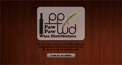 Desktop Screenshot of pawpawwine.com